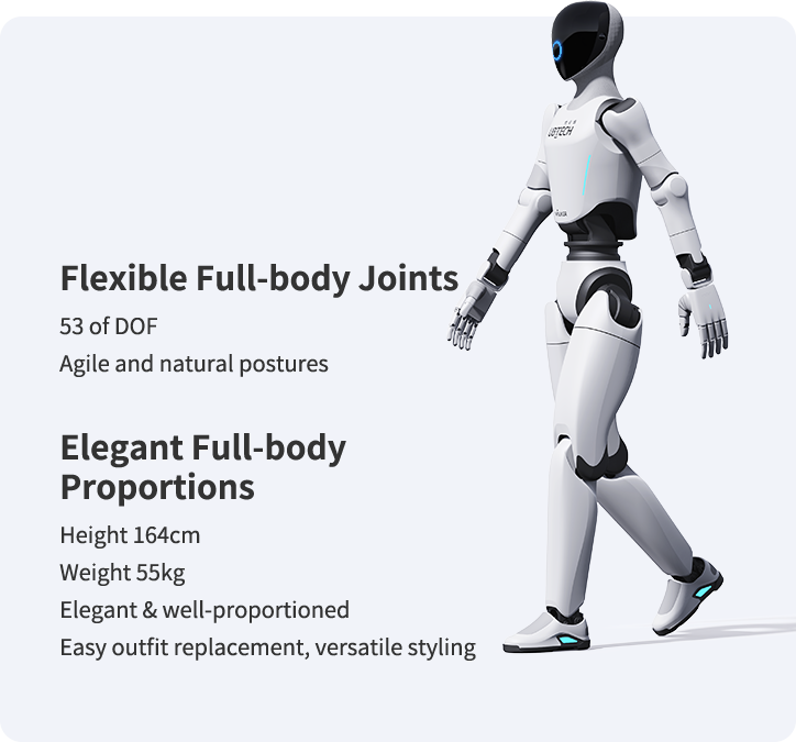 UBTECH Walker C1 official manufacturer image of the commercial humanoid